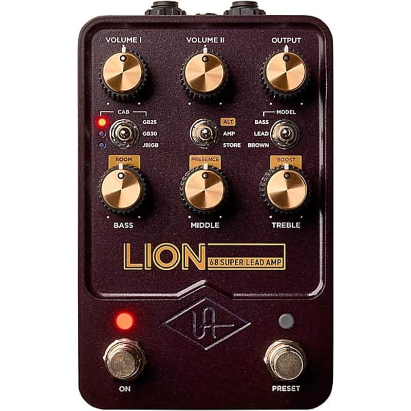 Universal Audio UAFX Lion '68 Super Lead Amp Effects Pedal 2024 - Purple image 1