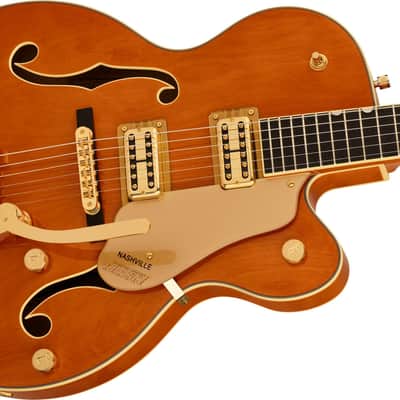 GRETSCH - Synchromatic Nashville Hollow Body Single Cut 50 s Orange Stain 2506411512 image 4