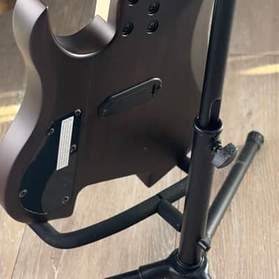 Legator G6FSS Ghost 6 Super Shred Electric Guitar, Black Flame Maple image 5