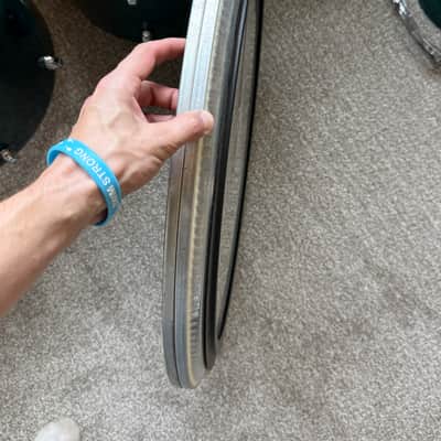 22" Evans EMAD2 Batter and Premier Reso Bass Drum Heads image 7
