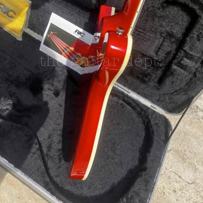 ♚UNDER THE BED♚MEGA RARE!!♚ 2013 RICKENBACKER 660-12 String♚RUBY RED METALLIC !♚7.6K TOASTERS♚360 image 14