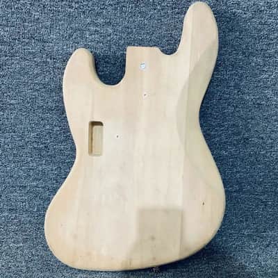 Unfinished Jazz Bass Style Body Blank in Basswood image 3