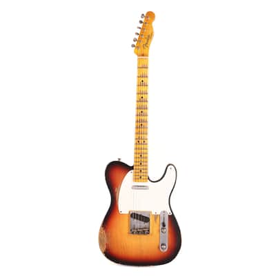 Fender Custom Shop 1955 Telecaster Heavy Relic 2-Tone Sunburst over Blonde Masterbuilt Andy Hicks image 2