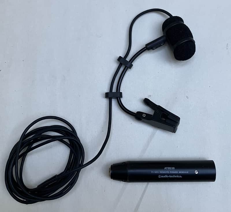 Audio-Technica PRO35 Cardioid Condenser Clip On Instrument Microphone lav mic trumpet sax drums percussion horns violin cello strings and more image 1