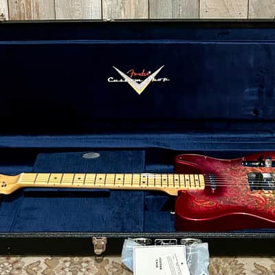 NEW Fender Custom Shop Vintage Custom '68 Paisley Telecaster  - Pink Paisley, Comes with A Pro Set Up and Ships Fast! image 18