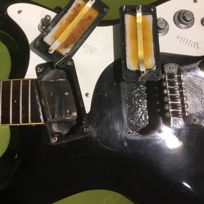 Mosrite Ventures Model Black Refin 1960s image 16