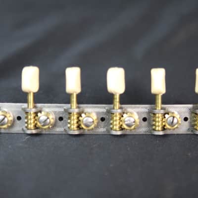 Vintage Waverly 6 On-a-Plate Tuners 1960's Nickel NOS! UNUSED! image 8