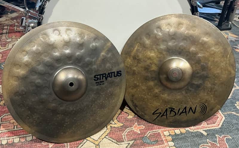 Sabian 14” Stratus Dry Hi-Hats, Pair image 1