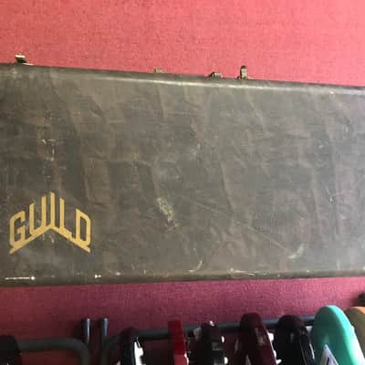 Guild X-79 Striped 1980s. Yellow & Black Zebra stripes w/OHSC & Trem Arm image 3