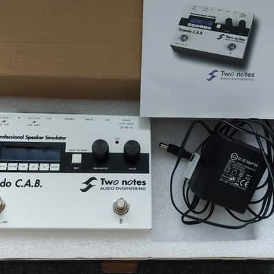 Two Notes Torpedo C.A.B. Speaker Simulator Pedal 2010s - White/Black image 3