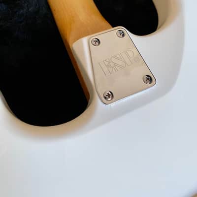 ESP Dave Murray Custom Strat 1988 - White image 9