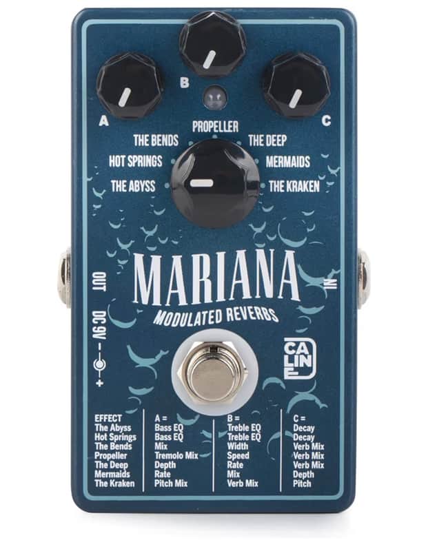 Caline CP-507 Mariana Modulated Reverbs 2021 - Present - Teal image 1