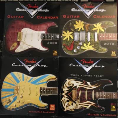 Box Lot Of Fender Custom Shop Calendars 10 image 3