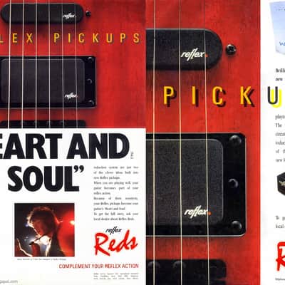 Rare Famous Reflex Red Active Pickup System for Jazz Bass 80's image 4