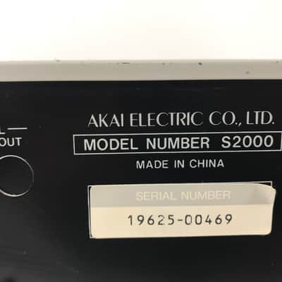 Akai S2000 Rack Mount MIDI Stereo Digital Sampler imagen 3