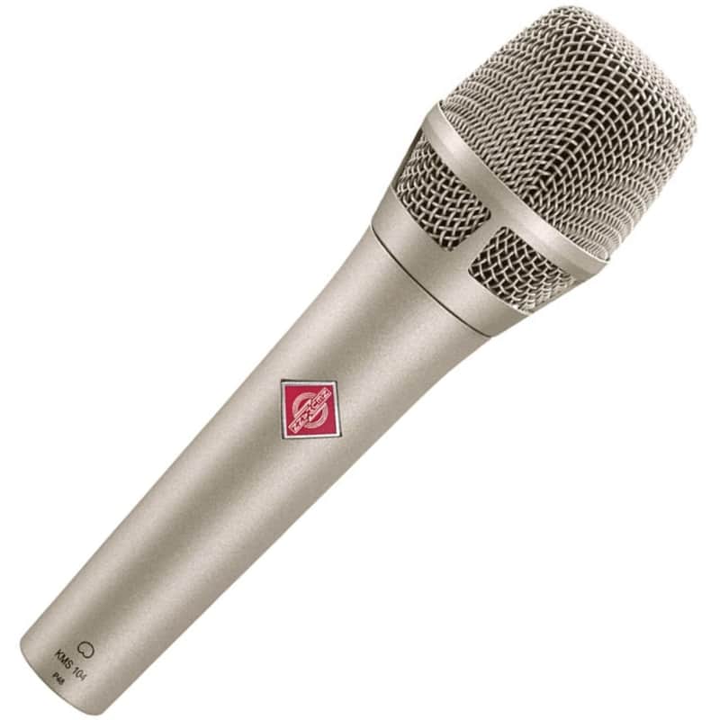 Neumann KMS 104 Handheld Vocal Condenser Mic Fixed Cardioid Directional Polar Pattern - Nickel image 1