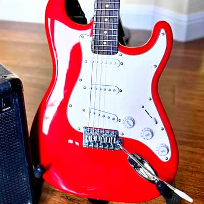 🎸+Amp! Unmarked S Series Electric Guitar +Whammy / Tremolo +Rosewood FB +Soft Case/Gg Bag +Strap +Cable +Pick!🎸 image 1