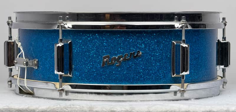 Rogers 5x14" Luxor Cleveland-Era Snare Drum - Blue Sparkle #13574 image 1