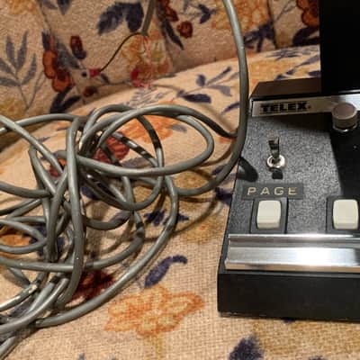Vintage Desktop Turner Telex MP755 Black Dynamic Intercom Microphone with 3 Outputs! image 5
