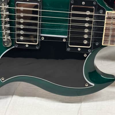 Gibson SG6100TLNH1 SG Standard '61 1961 Reissue Guitar with Case 2024 - Translucent Teal image 7