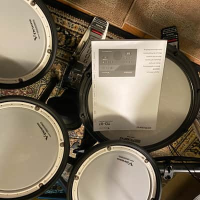 Roland TD-07KVX V-Drum Kit with Mesh Pads 2021 - Black image 5