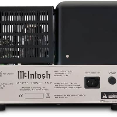 McINTOSH MC275- 2-Channel Vacuum Tube Amplifier - NEW! image 6