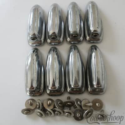 Slingerland 8x Sound Radio King Lugs Bass Drum Chrome Vintage 50s Nickel Screws image 1