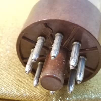 Sylvania JAN-CHS-6SN7WGTA tNOS AT1000 TESTED Vacuum Tube military brown base dual triode 1950-1966 image 5
