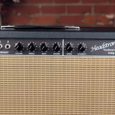 Headstrong VerbroVibe 35 Watt Combo Amp - 1963 6G16 Brown Vibroverb, Black Tolex with 1x15 Baffle image 4
