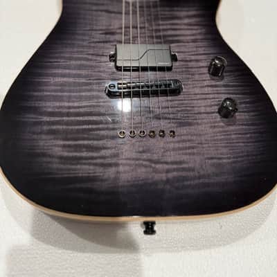 custom built Ibanez style guitar Ibanez/ESP E 2025 - Black nitro image 7