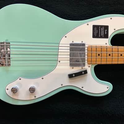 Fender Vintera II '70s Telecaster Bass with Maple Fretboard Surf Green  #MX23108107  9lbs. 0.2oz image 3