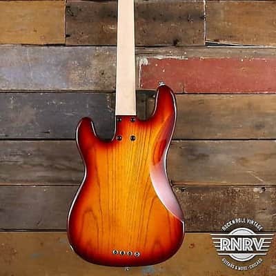 Lakland Skyline 44-64 Deluxe PJ Bass Guitar - Honeyburst image 3