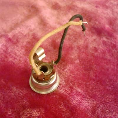 Vintage 1950's Fender Blackguard Telecaster Jackcup output jack - Esquire Broadcaster Nowcaster 1952 image 4