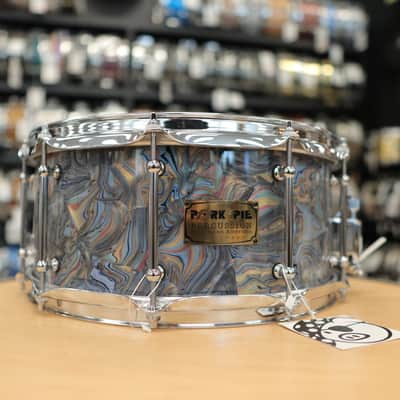 Pork Pie 6.5x14" Maple Snare Drum w/ Tube Lugs (Abalone Pearl) image 1