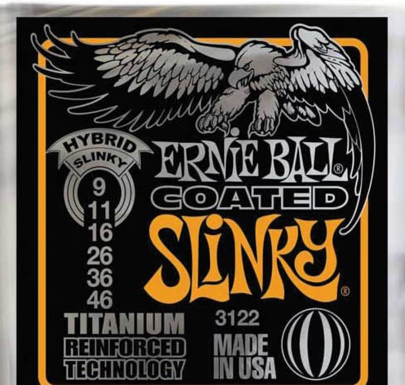 Ernie Ball EB 3122 Coated Slinky Hybrid image 1