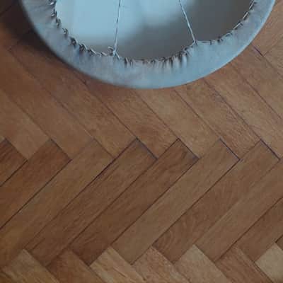 Handcrafted / custom 50cm Shamanic Frame Drum - Izabela Oldak 2020 - Natural / Deer hide image 7