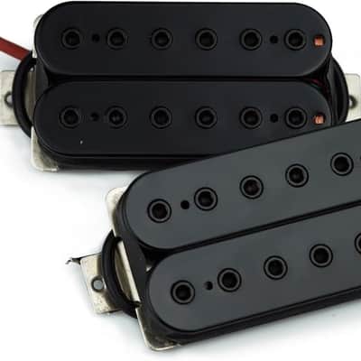 Guitar Humbucker Pickups, Alnico 5 Neck/Bridge Double Coil Open Pickups Set Replacement Part for 6 String Electric Guitar image 1
