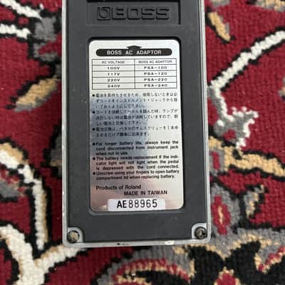 1993 BOSS NS-2 Noise Suppressor Guitar Effect Pedal Silver Label Taiwan w/ Box image 7