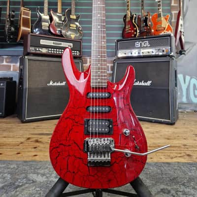 Washburn KC-40V Chicago Series Red Crackle 90's Electric Guitar