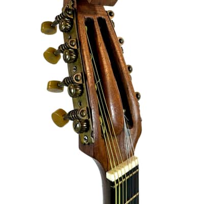 "Stentor" Art Nouveau Banjo-Mandolin with Lion-Decorated Tension Hoop, 1920s image 13