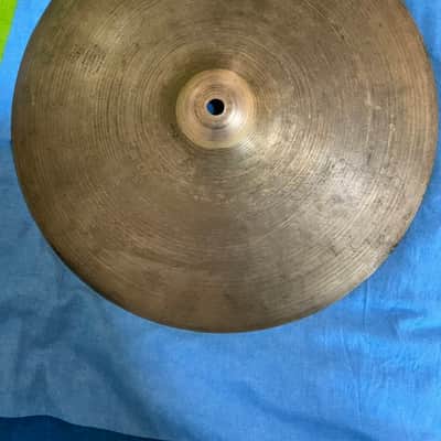 Zildjian VINTAGE 1960's A. Zildjian 14" "Medium" Hi-Hat Cymbals 1960's - Zildjian Cymbal Alloy image 3