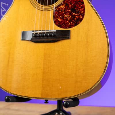 1986 Franklin Guitar Co. OM-28 Acoustic Guitar Natural image 4
