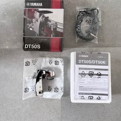 Yamaha DT-50S Dual-Zone Snare/Tom Drum Trigger 2016 - Present - Chrome image 1