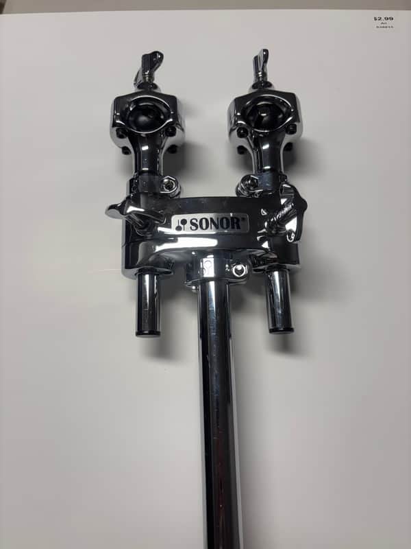 Sonor 4000 Series Double Tom Holder/Arms 2021 - Chrome image 1