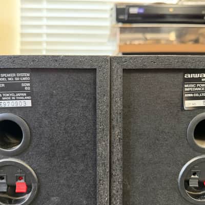 AIWA XR-M30 Compact Disc Stereo System Receiver, Speakers, CD Player, Remote; Tested SEE VIDEO image 9