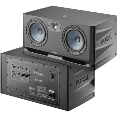 Focal Professional Alpha Twin Evo Active 2.5 Channel Studio Monitors with 25 mm Aluminum Tweeter and 16.5 cm Slatefiber Woofers -  Black image 6