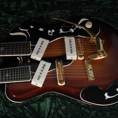 TNM BD Special Double Neck Electric Guitar with Original Case image 23