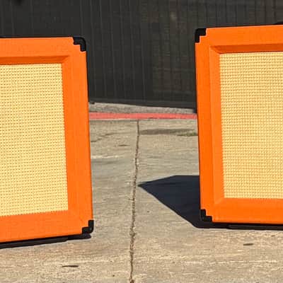 *PAIR* PPC112 60-Watt 1x12" Guitar Cabinets - Orange image 3