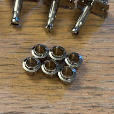 RARE Fender American Vintage 60's Logo White Button Tuners Jazzmaster Stratocaster Telecaster Jaguar Kluson Pure USA Strat Tele image 5