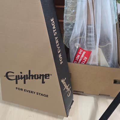 Epiphone 1960's Les Paul Standard 60s BRAND NEW Iced Tea Burst Sunburst Firgured Flame Top Electric Guitar Vintage SlimTaper C Neck Profile image 2